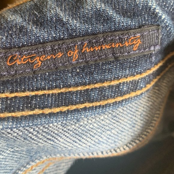WOMENS - sz 24 CITIZENS OF HUMANITY Lex # 125 Exposed button fly slim bootcut - Picture 13 of 15
